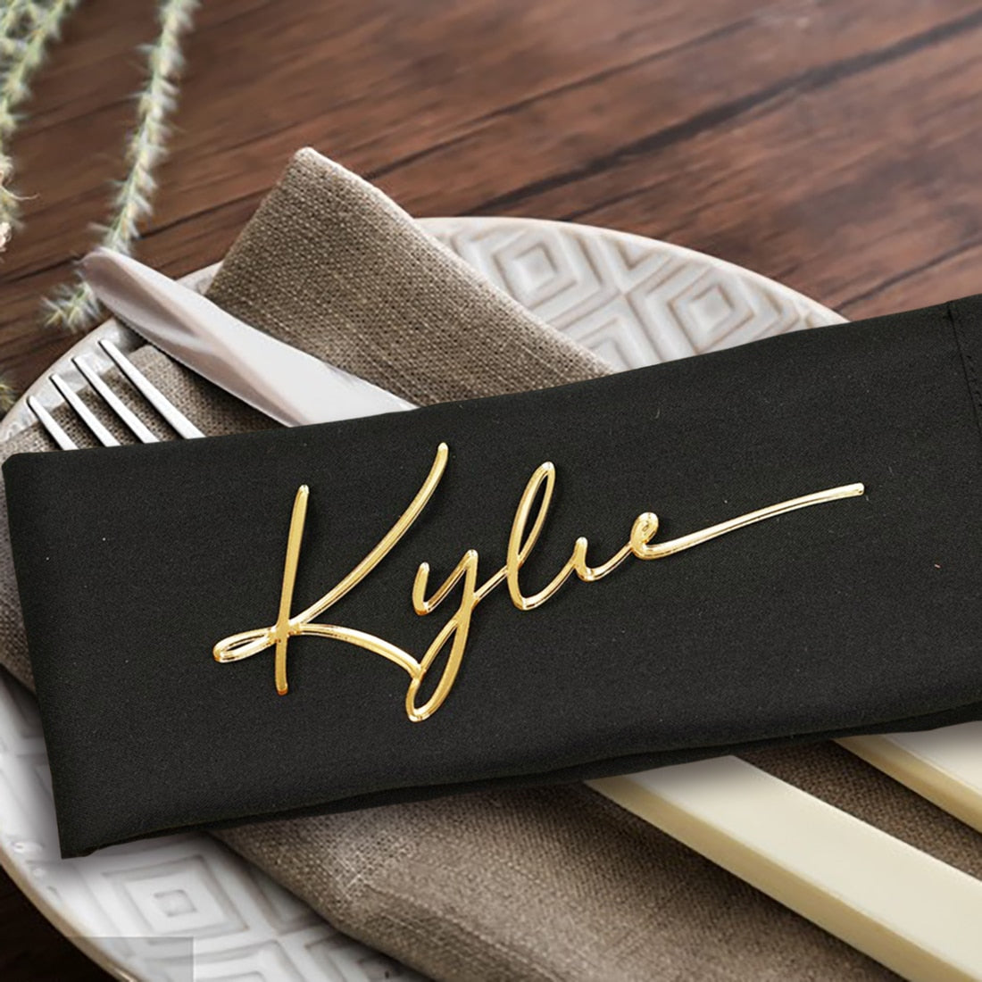 Acrylic Name Place Setting