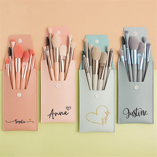 Travel Makeup Brush & Bag Set