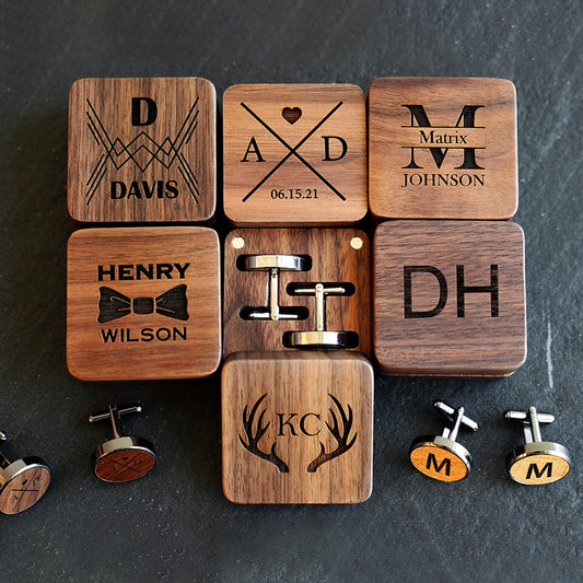 Wooden Cufflinks