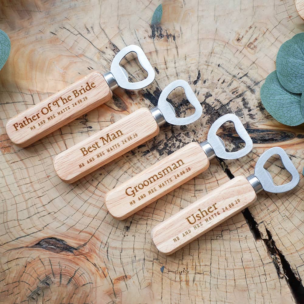 Wooden Beer Bottle Opener